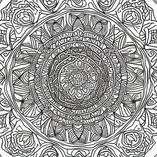 Coloring pages - AI Generated Artwork - NightCafe Creator