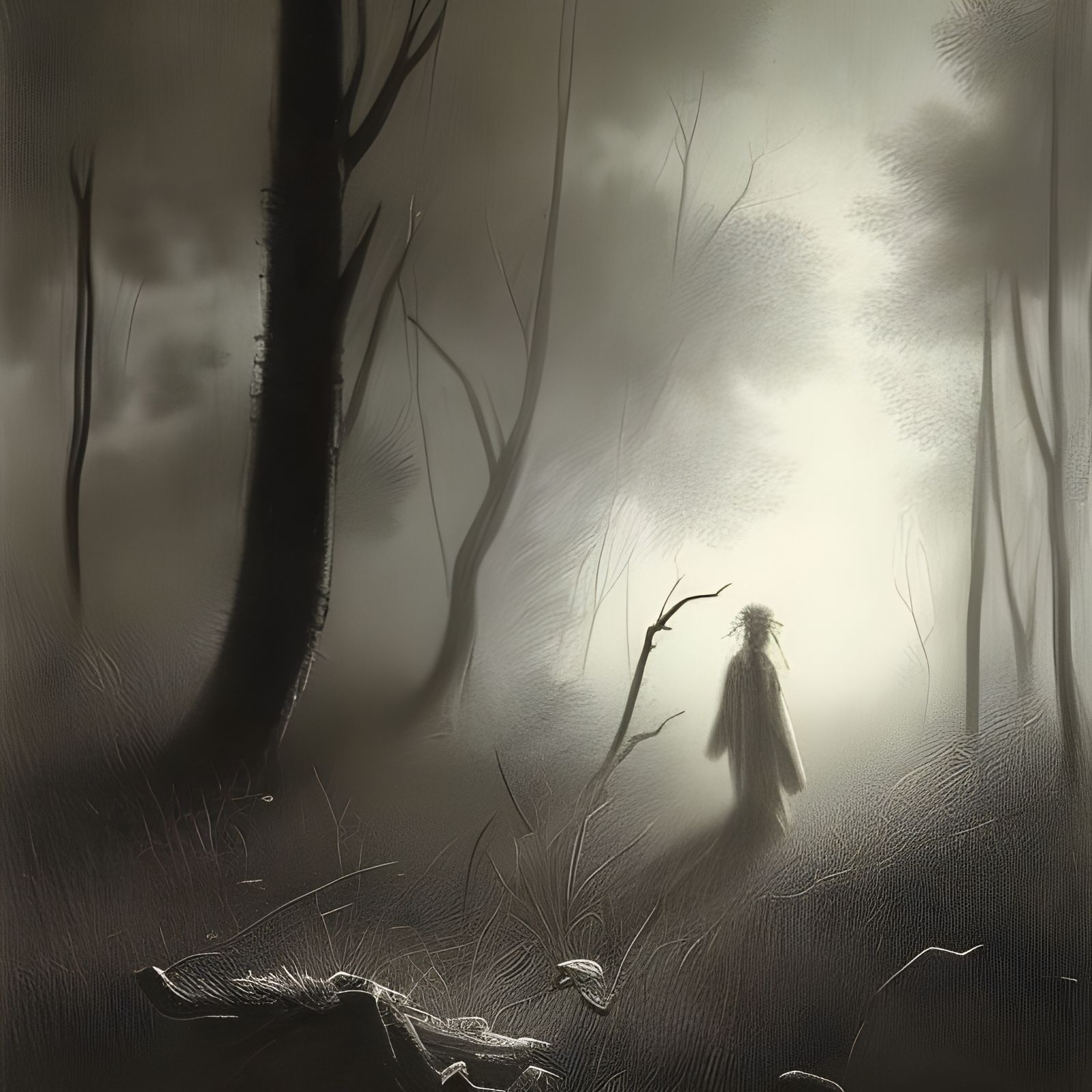 Something in the woods  by @Curious