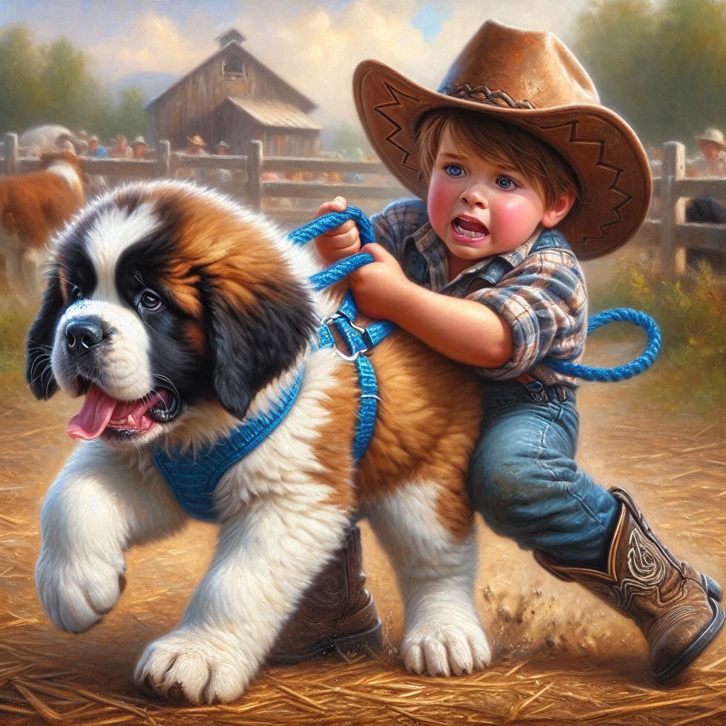 Hang on there, Buster