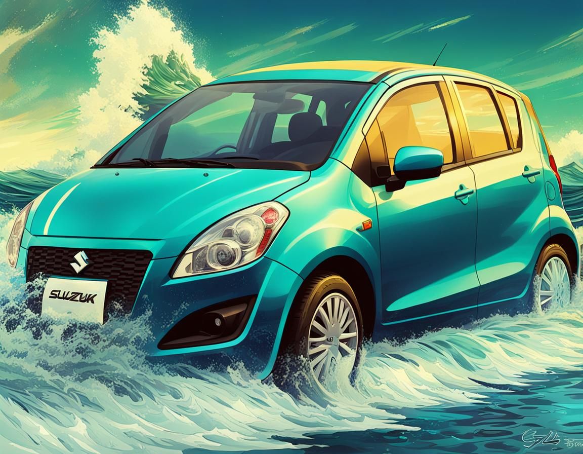 2013 Suzuki Splash - AI Generated Artwork - NightCafe Creator