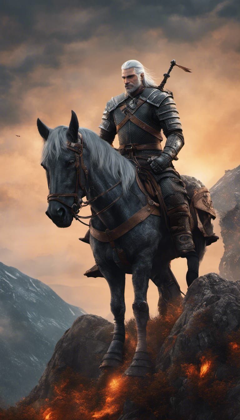 geralt as a knight