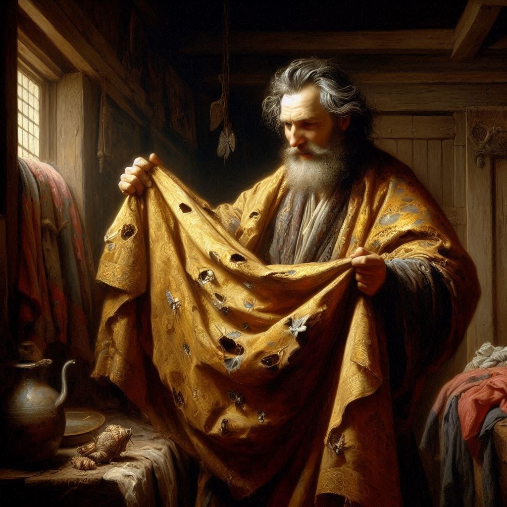 Moth and rust destroy