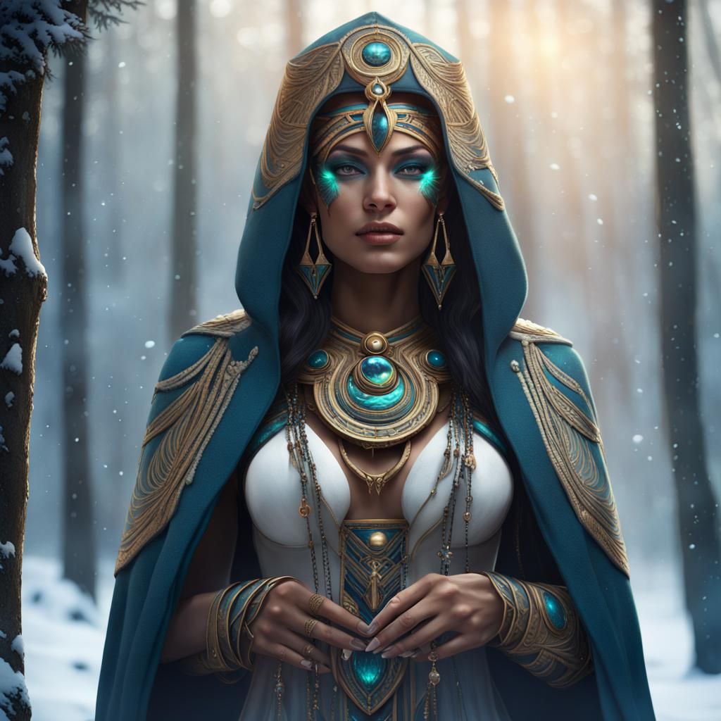 EGYPTIAN GODDESS FAR FROM HOME