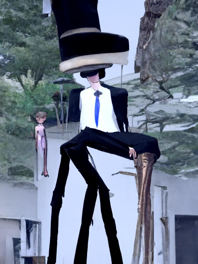 Father elongated limbs
