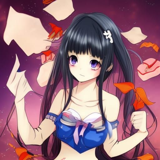 Fortune cookie by artist "anime", Anime Key Visual, Japanese...