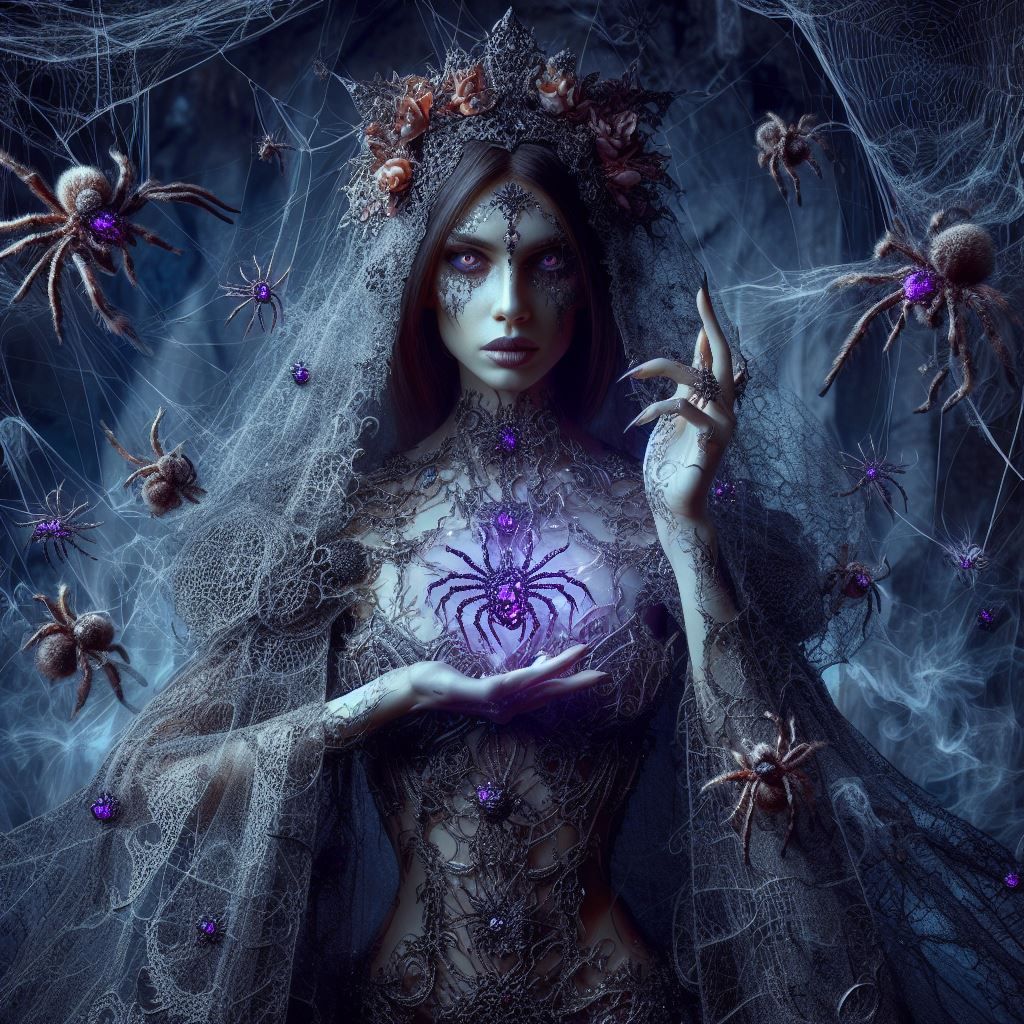 Purple Spider Witch