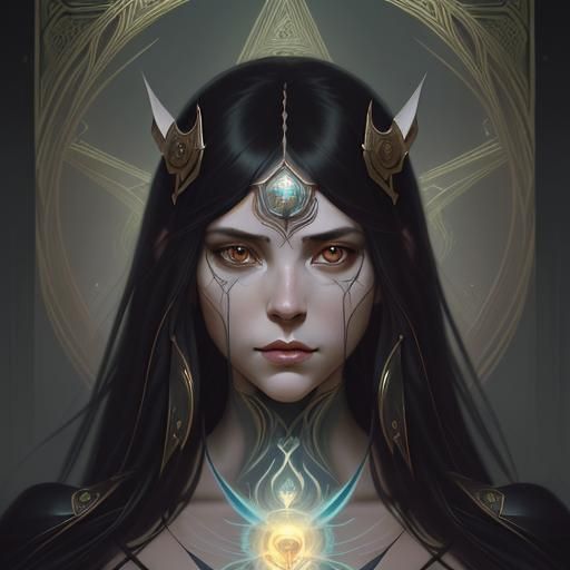 A Dark Sorceress - AI Generated Artwork - NightCafe Creator