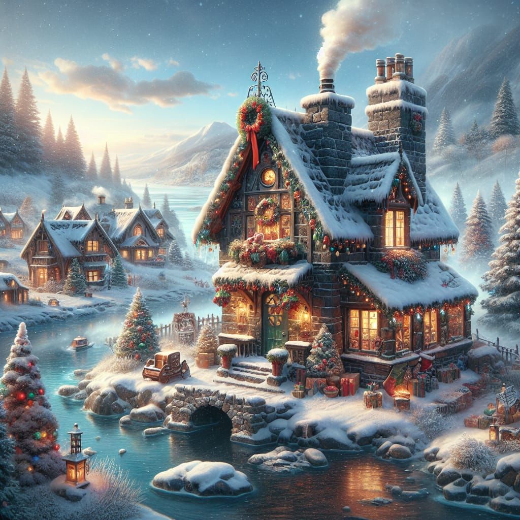 Cobblestone house holiday   by @Alex