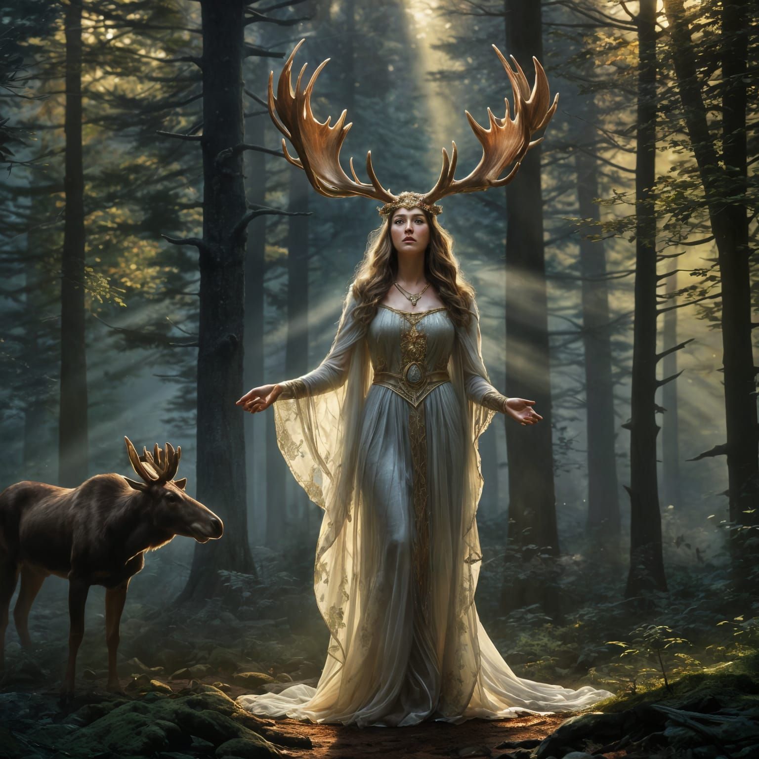 Moose Goddess  by @Kimby
