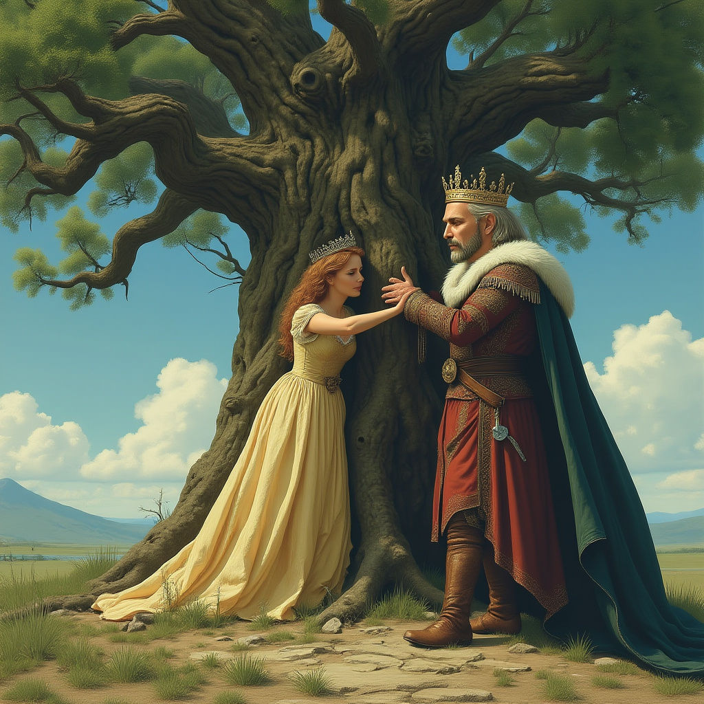 just the king and her queen