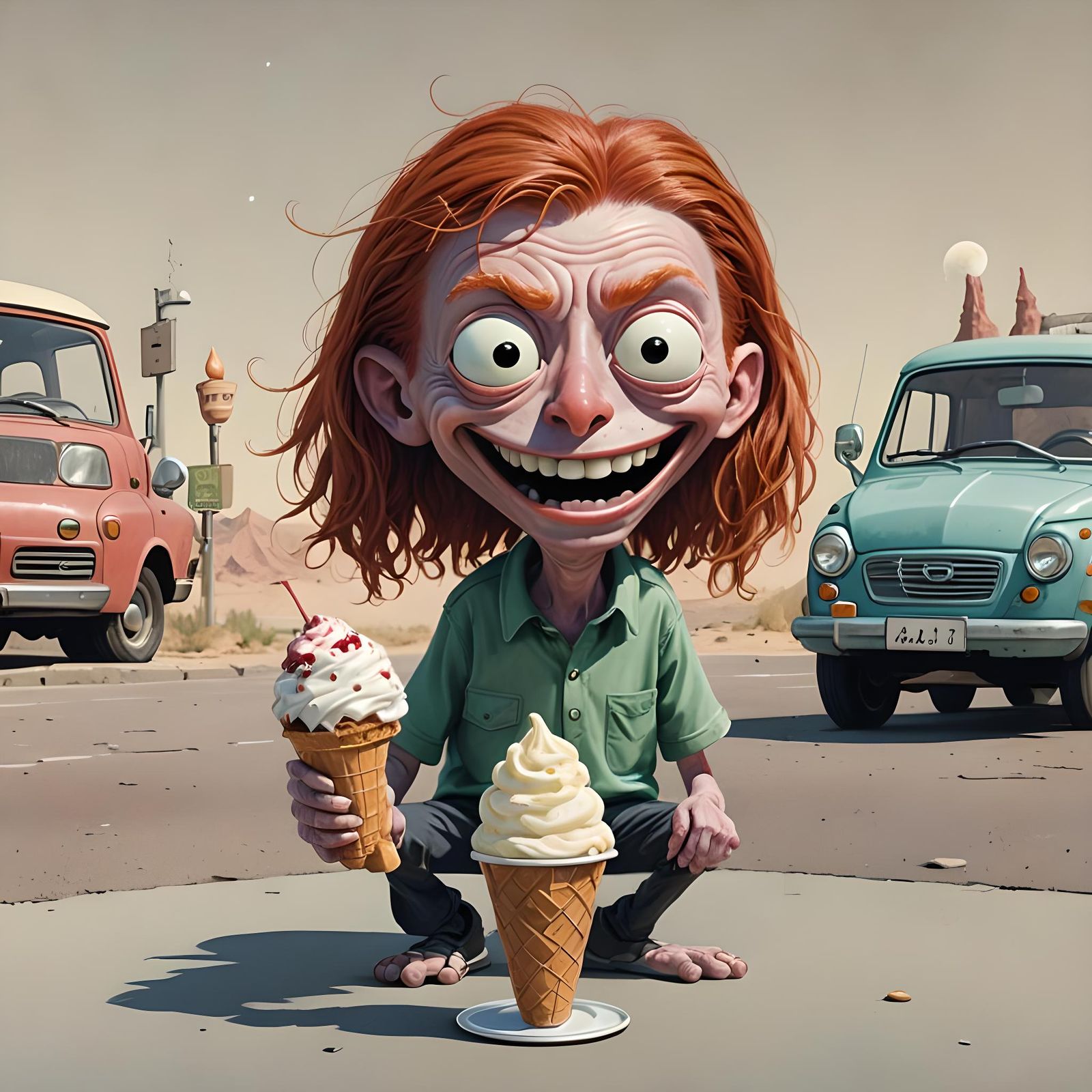 Leonard's on a sugar high