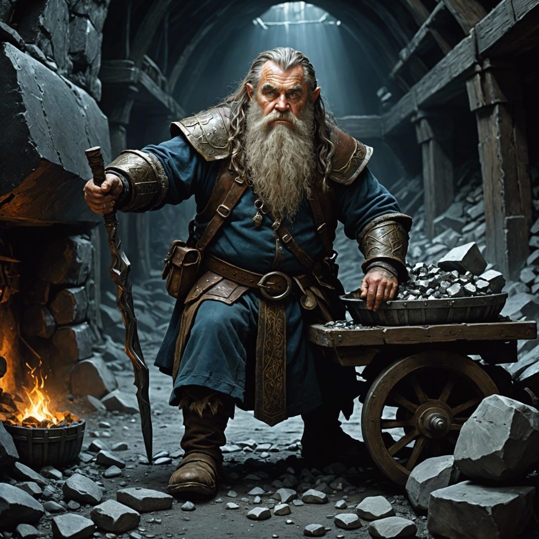 Dwarf from Moria - AI Generated Artwork - NightCafe Creator