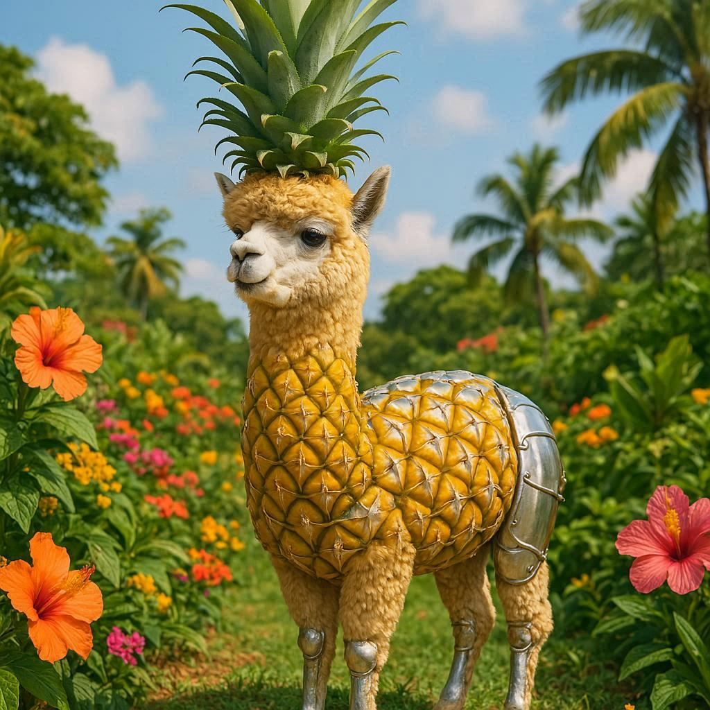 Fusion of Ananas and Alpaca and Aluminium