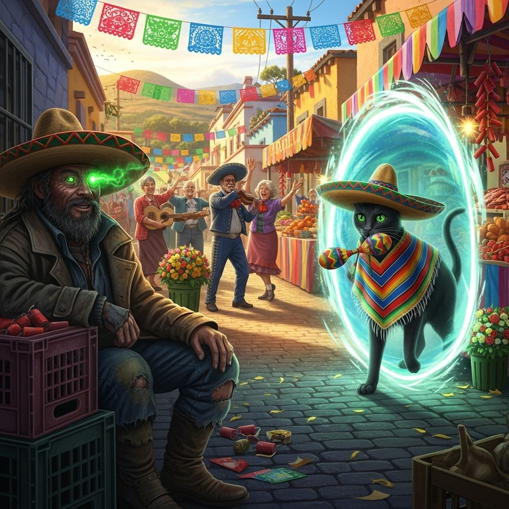 Albus have fun at Cinco De Mayo! Oh bring back some churros!!!