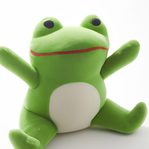 object show character plush frog