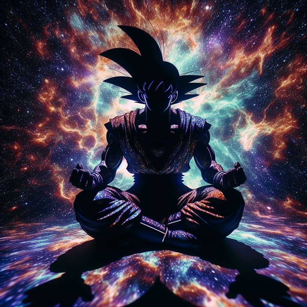 Goku Meditation - AI Generated Artwork - NightCafe Creator