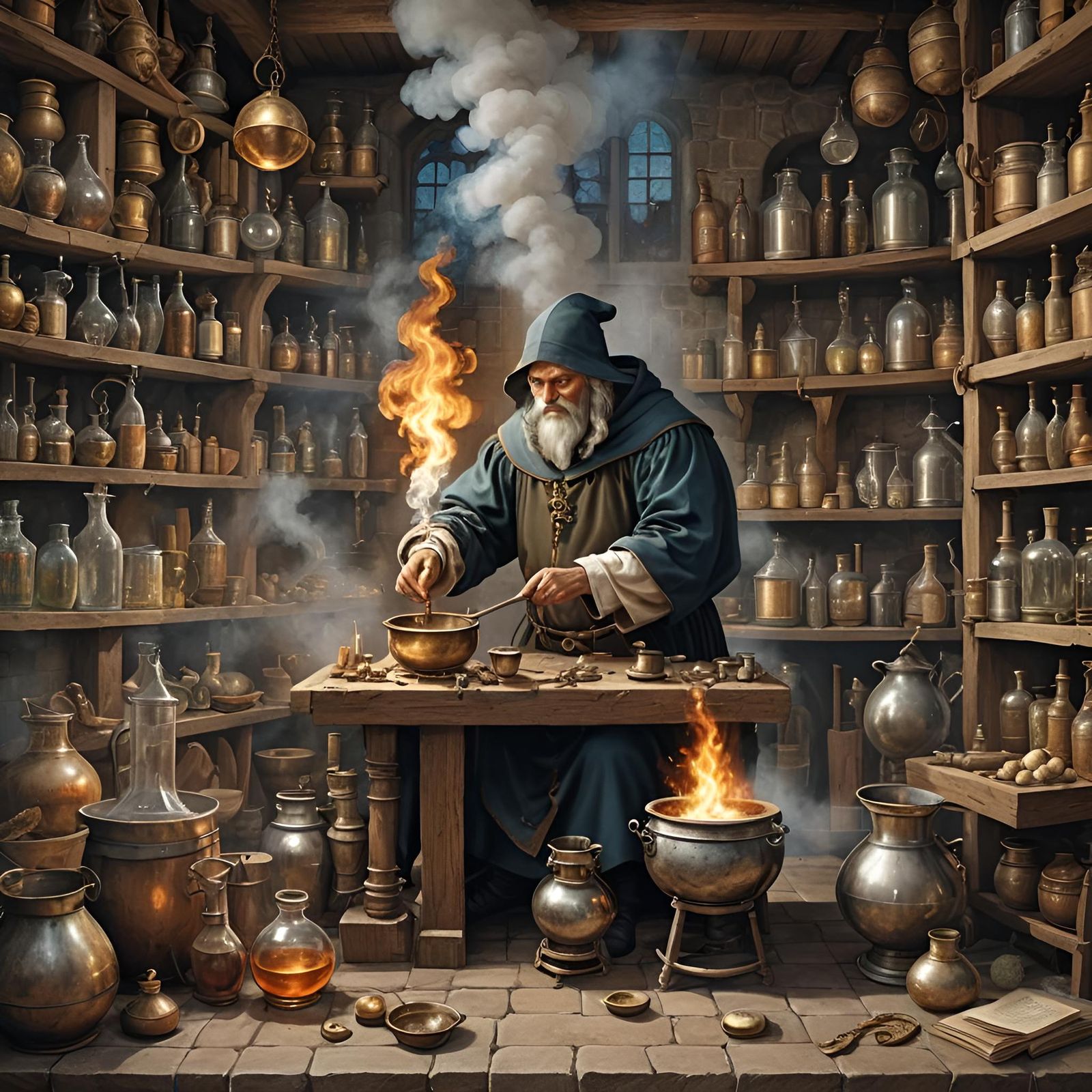 Medieval Alchemy: Trial and Error  by @Melissa