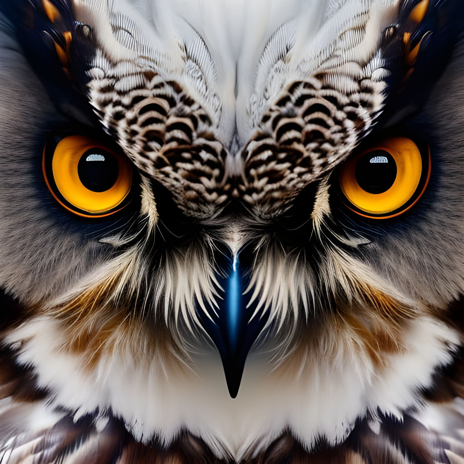 Portrait of an Owl  by @Raposo
