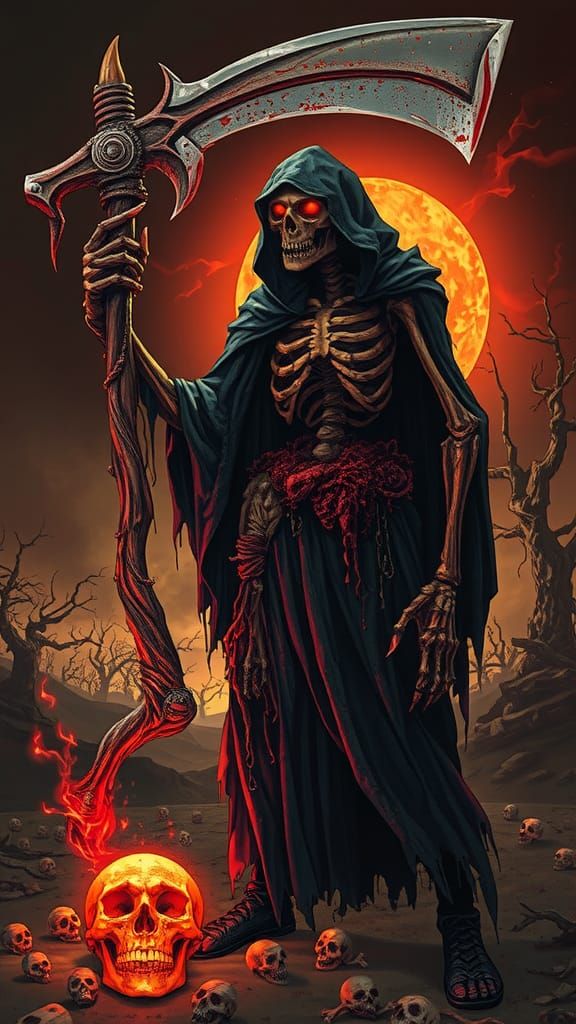 Grim Reaper  by @Hit moments