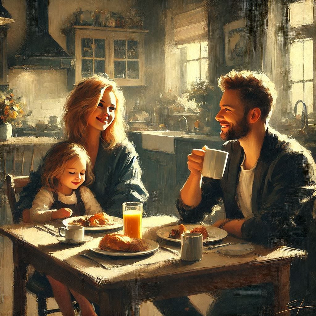 Family breakfast