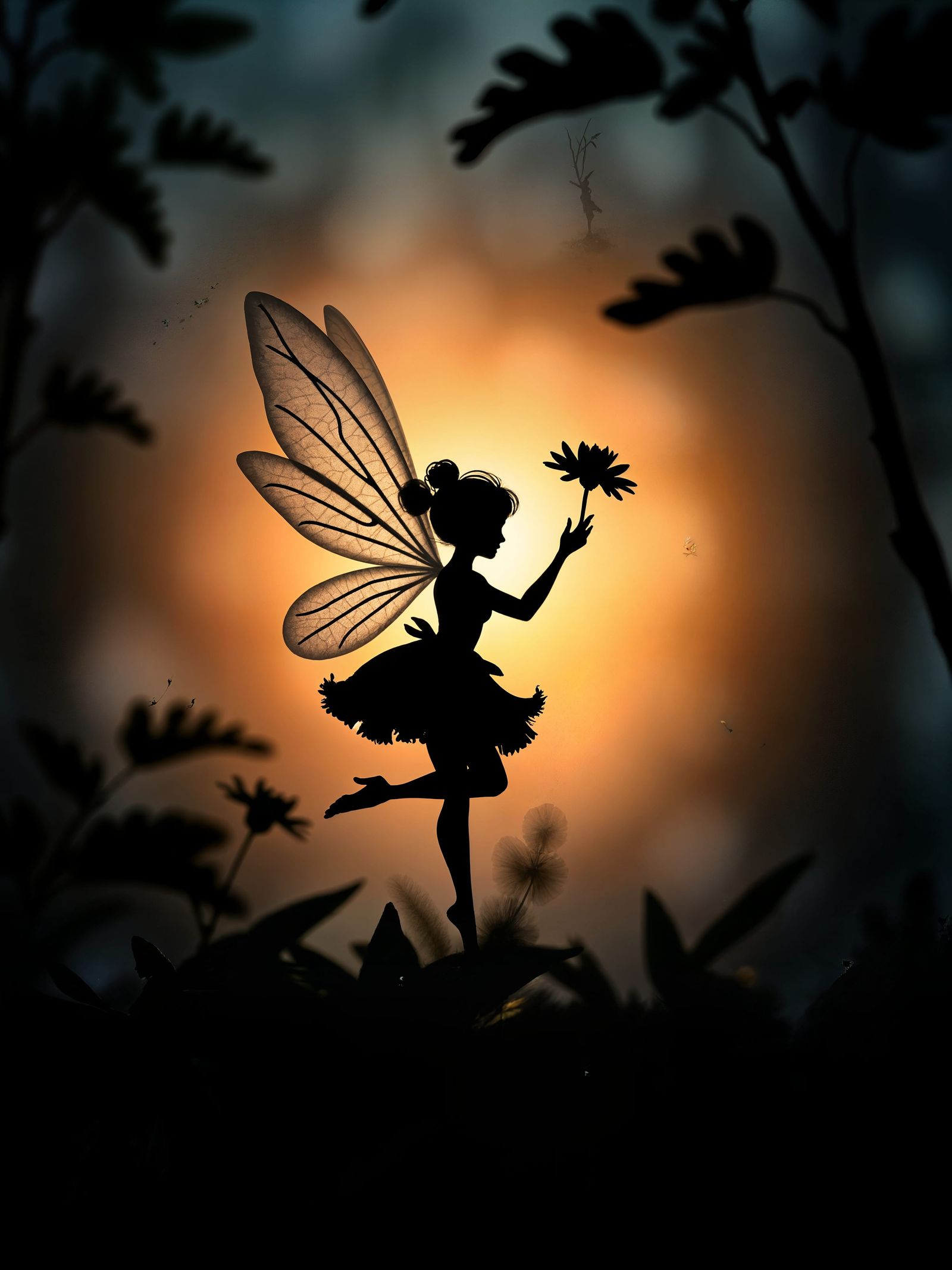 Fairy Silhouette   by @Maarten Smeets