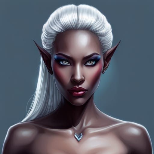 Drow Elf - AI Generated Artwork - NightCafe Creator