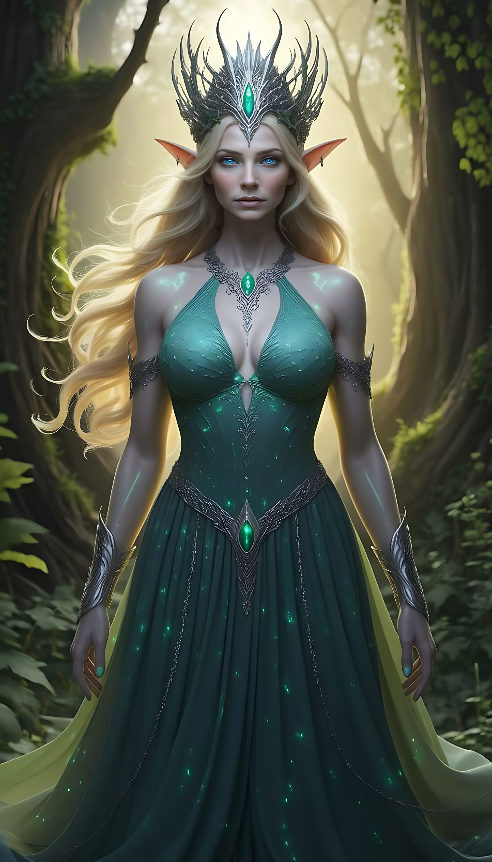 The Elven Queen  by @HiJinks
