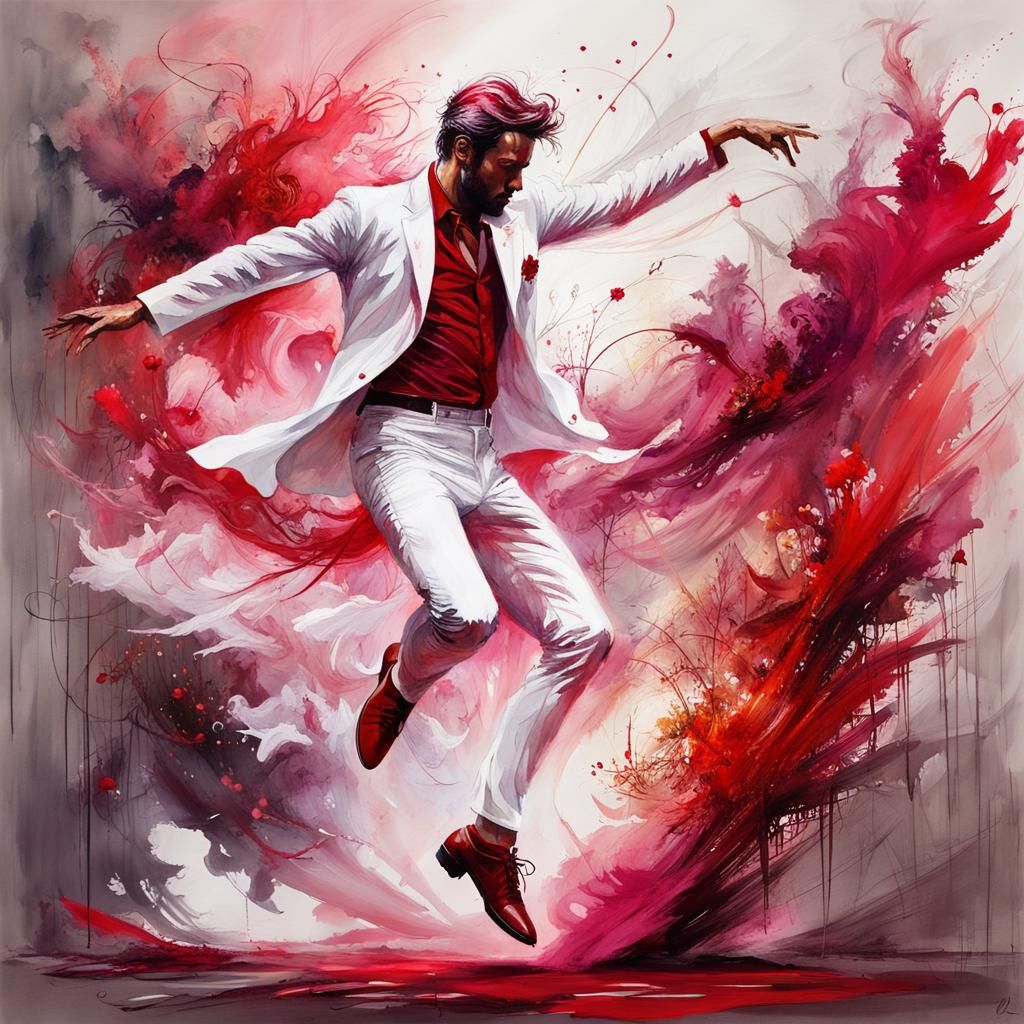 Red hot rhythm🎼🌹🕺🏻❤️🎶  by @Hugo Raul