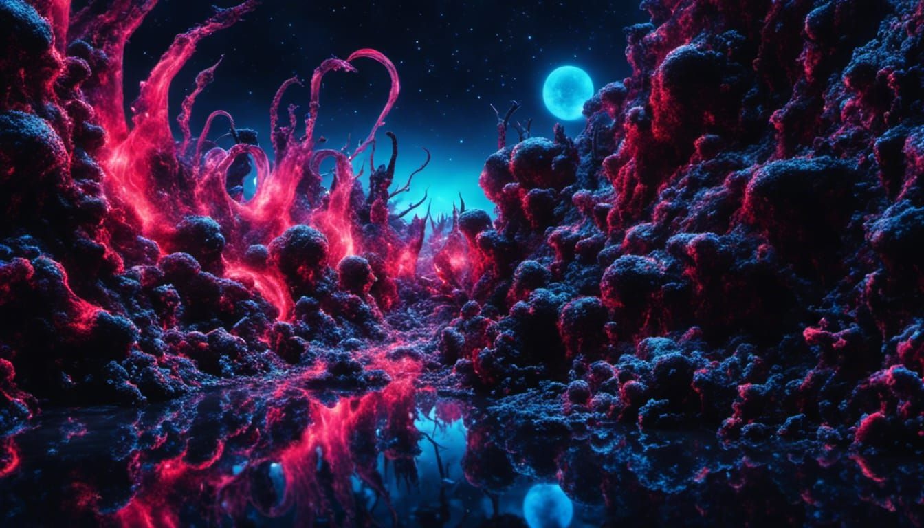 a very strange alien world : r/nightcafe