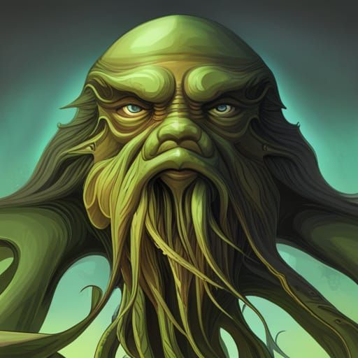 Cthulhu, at The Mountains of Madness, 8k resolution, a maste...