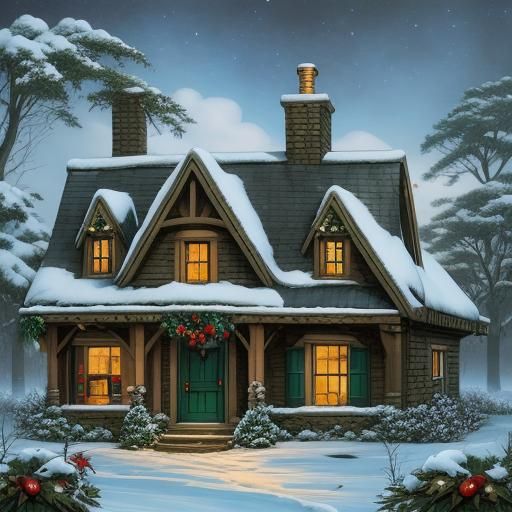 christmas  elf's  dream house