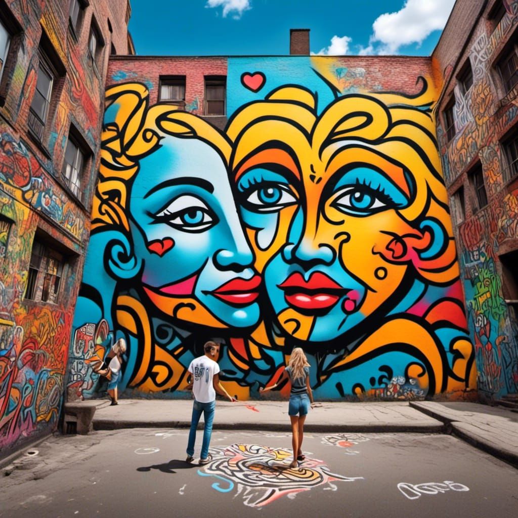 <lora:Street Art:1.0>