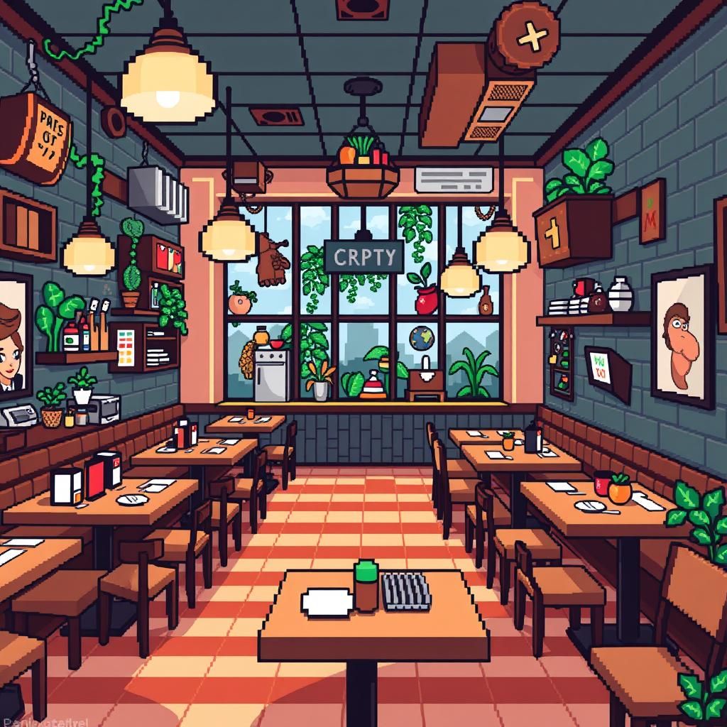 A real life restaurant where every piece of decor looks like...