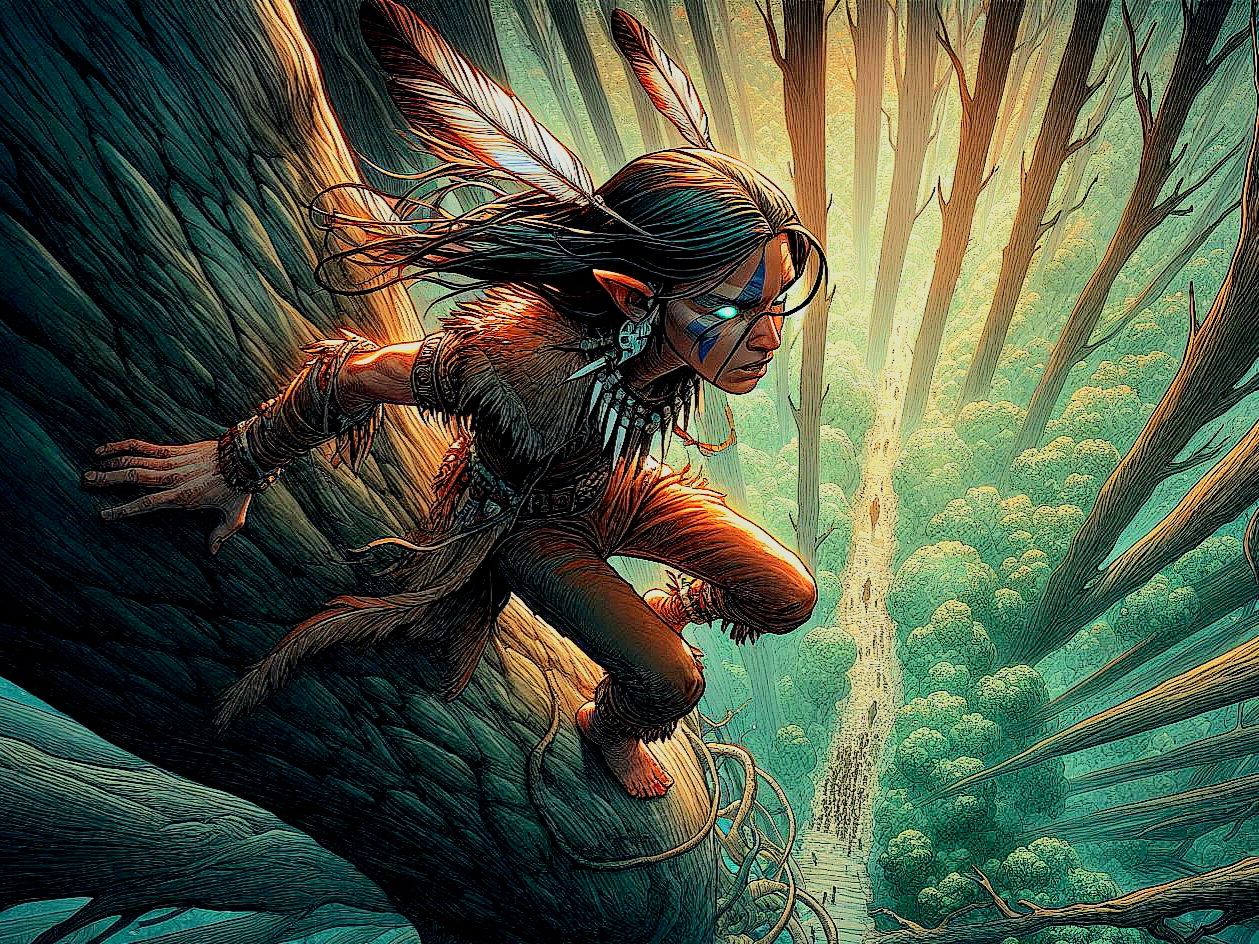 Caŋ Otila, from Lakota tradition