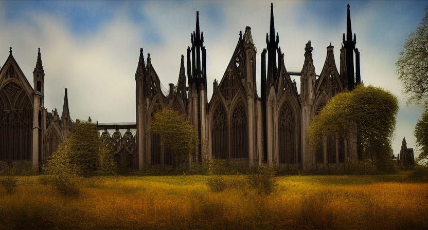 neo-gothic landscape