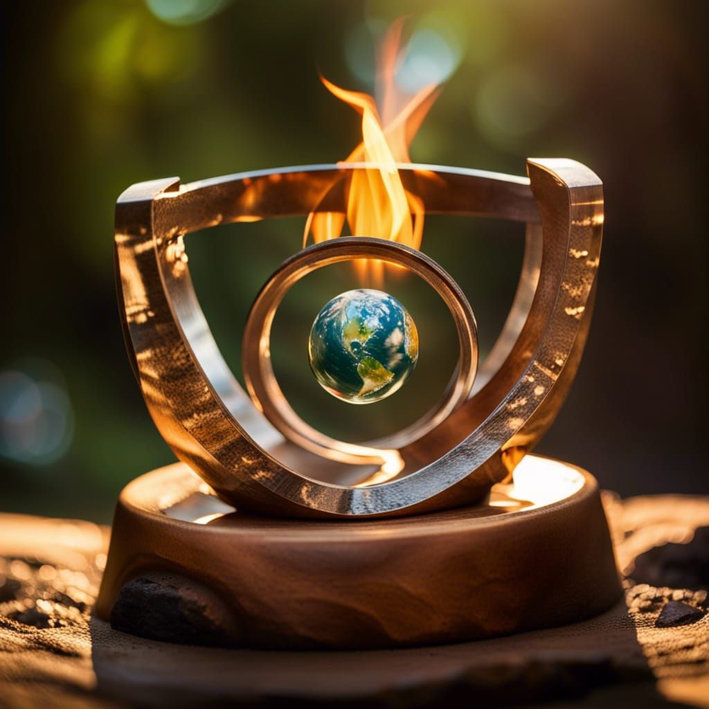 Trophy of four elements  by @Chi3_JP