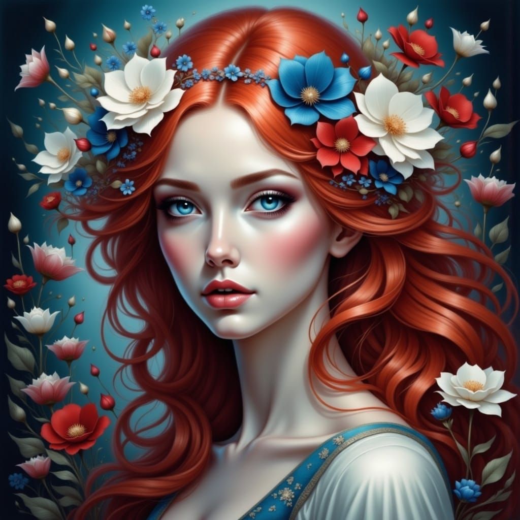 <lora:LoveFlowersFlux:1.0> 