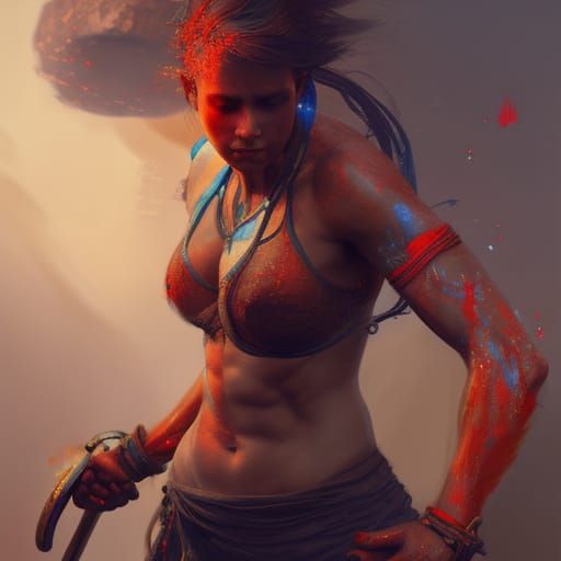 Goddess of the Forge - Todays submission for the daily challenge made