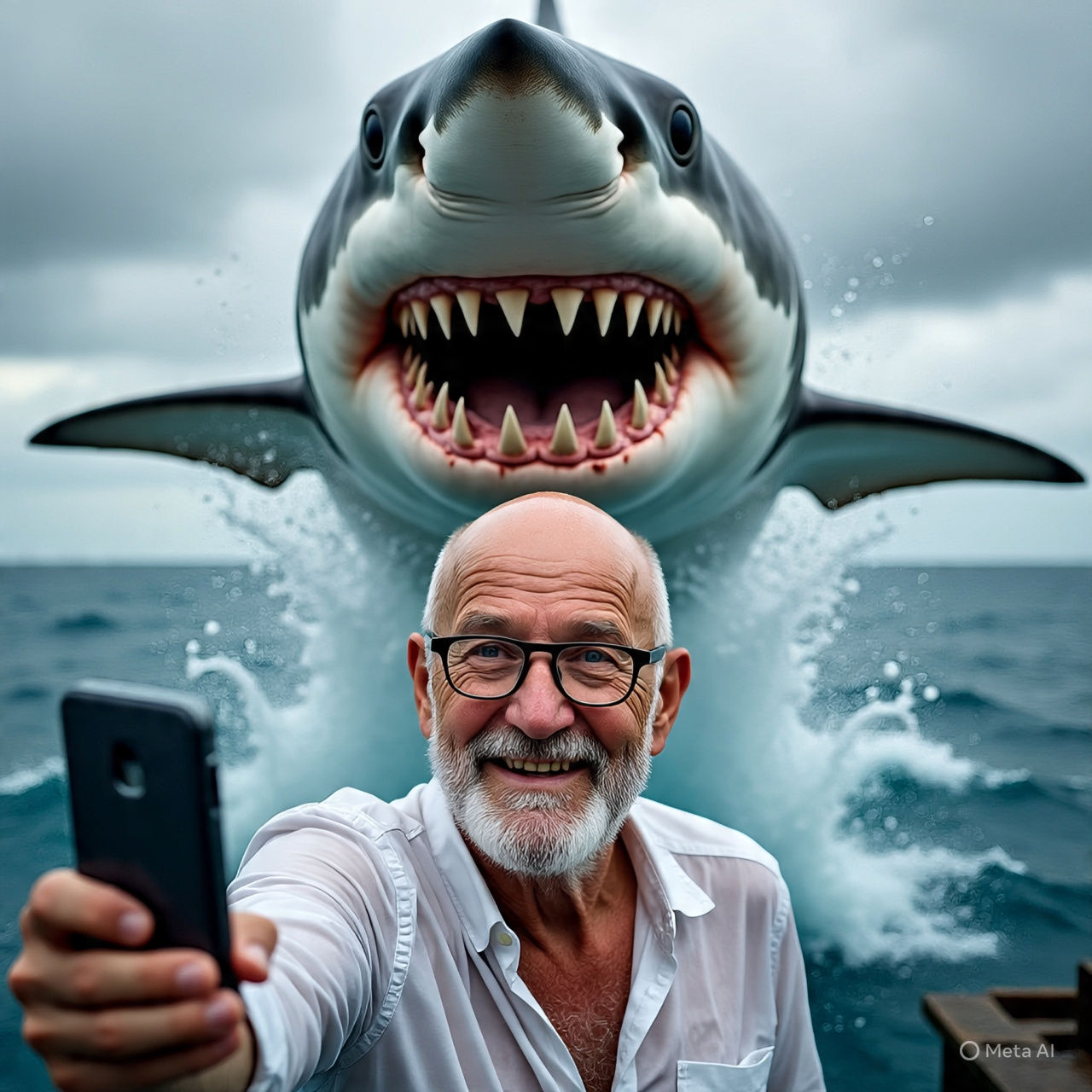 It was Albert's final selfie that finally bought him fame