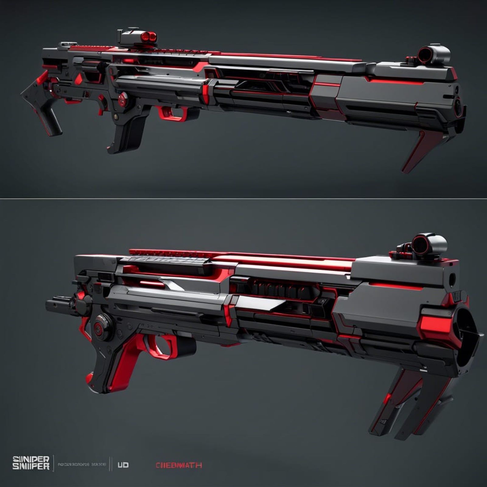 sniper rifle concept art