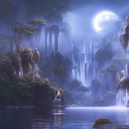 Midnight moon
