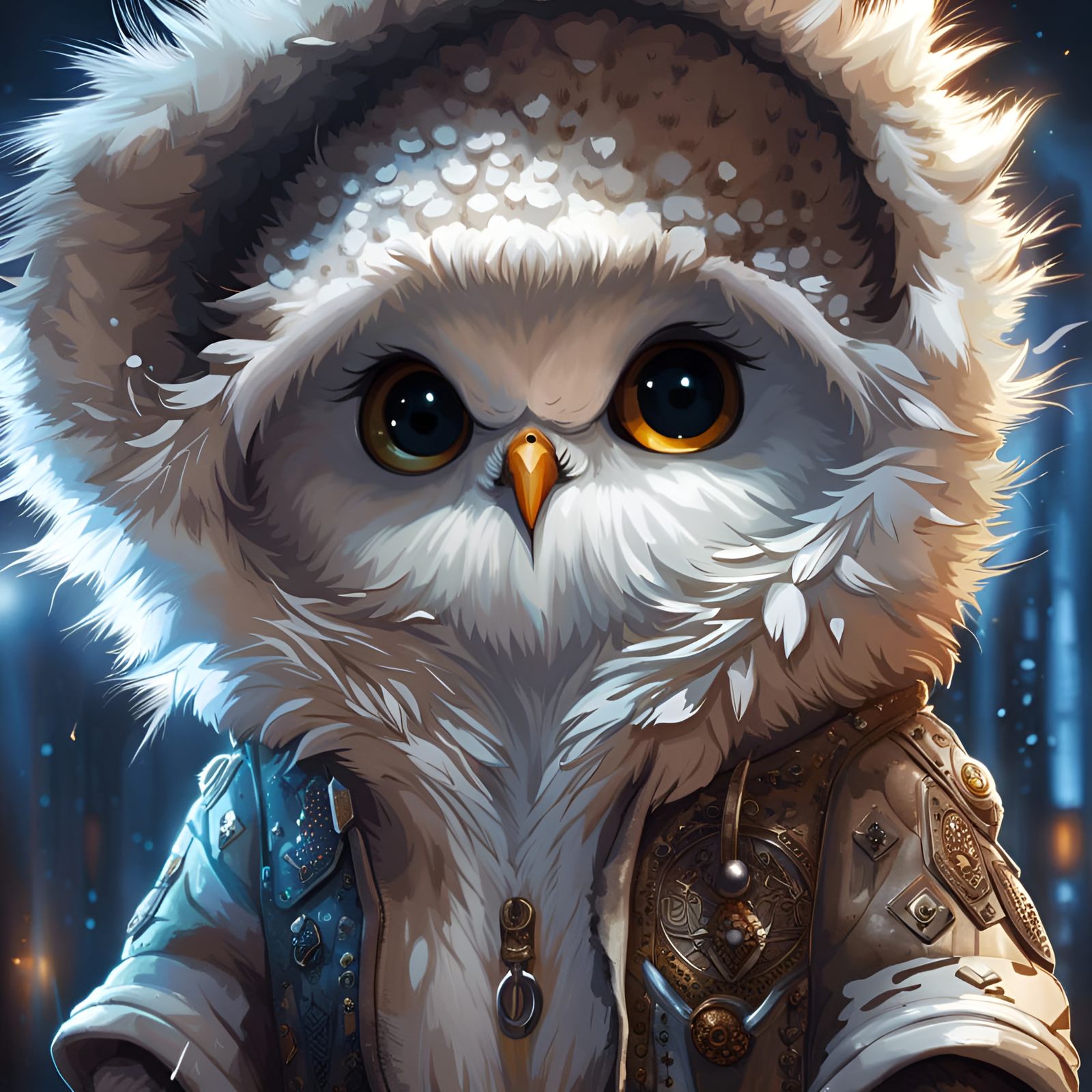 Hoodie Snowy Owl