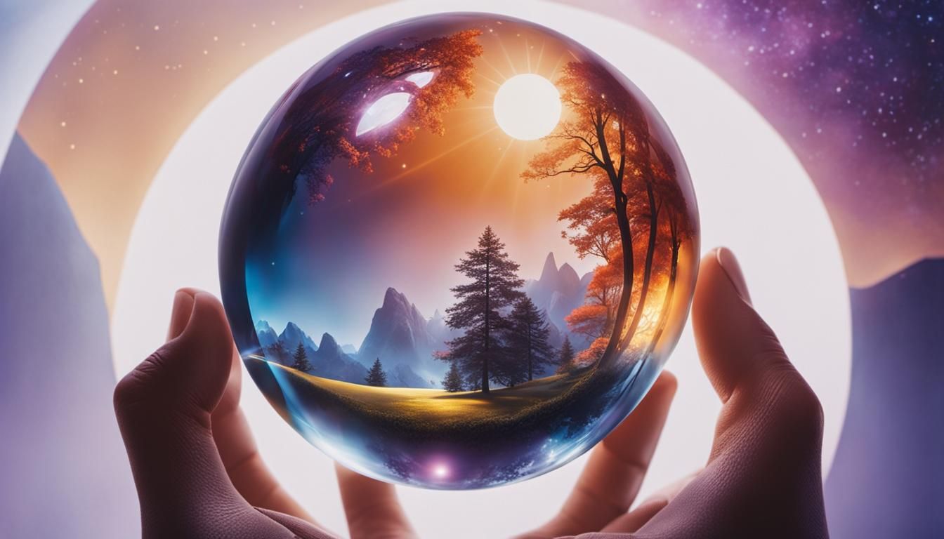 I saw us dying in the crystal ball