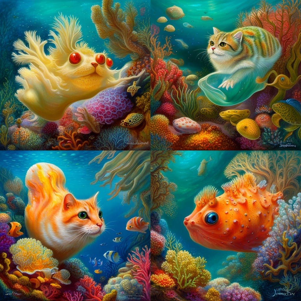 Cat Sea Slug Hybrids