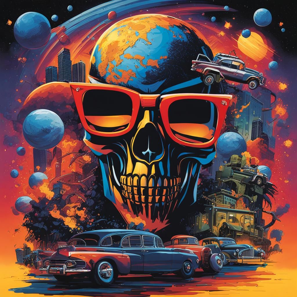 Futuristic Robot with Intricate Mech Details in Sci-Fi Style