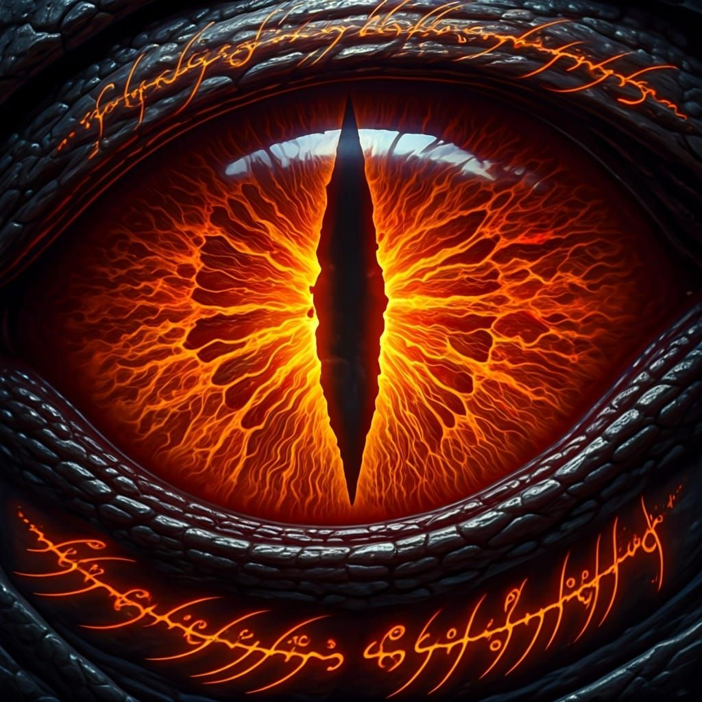 The All-Seeing Eye of Sauron | Inspired by The Lord of the Rings