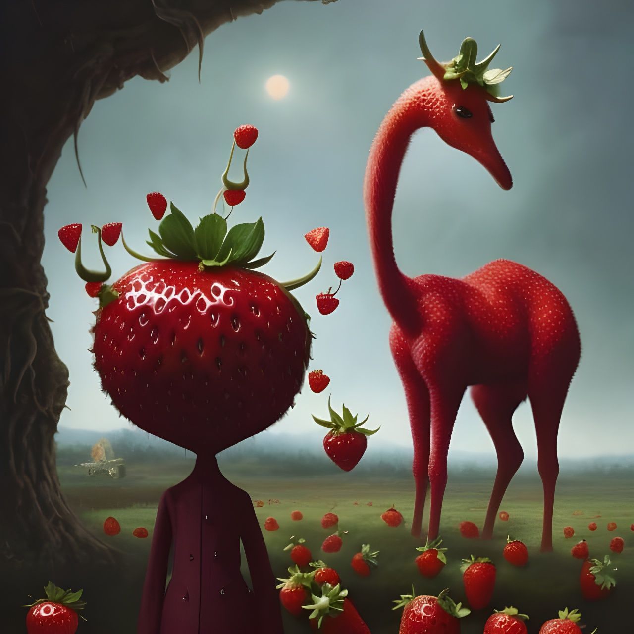 Red and Berried  by @Giraffo