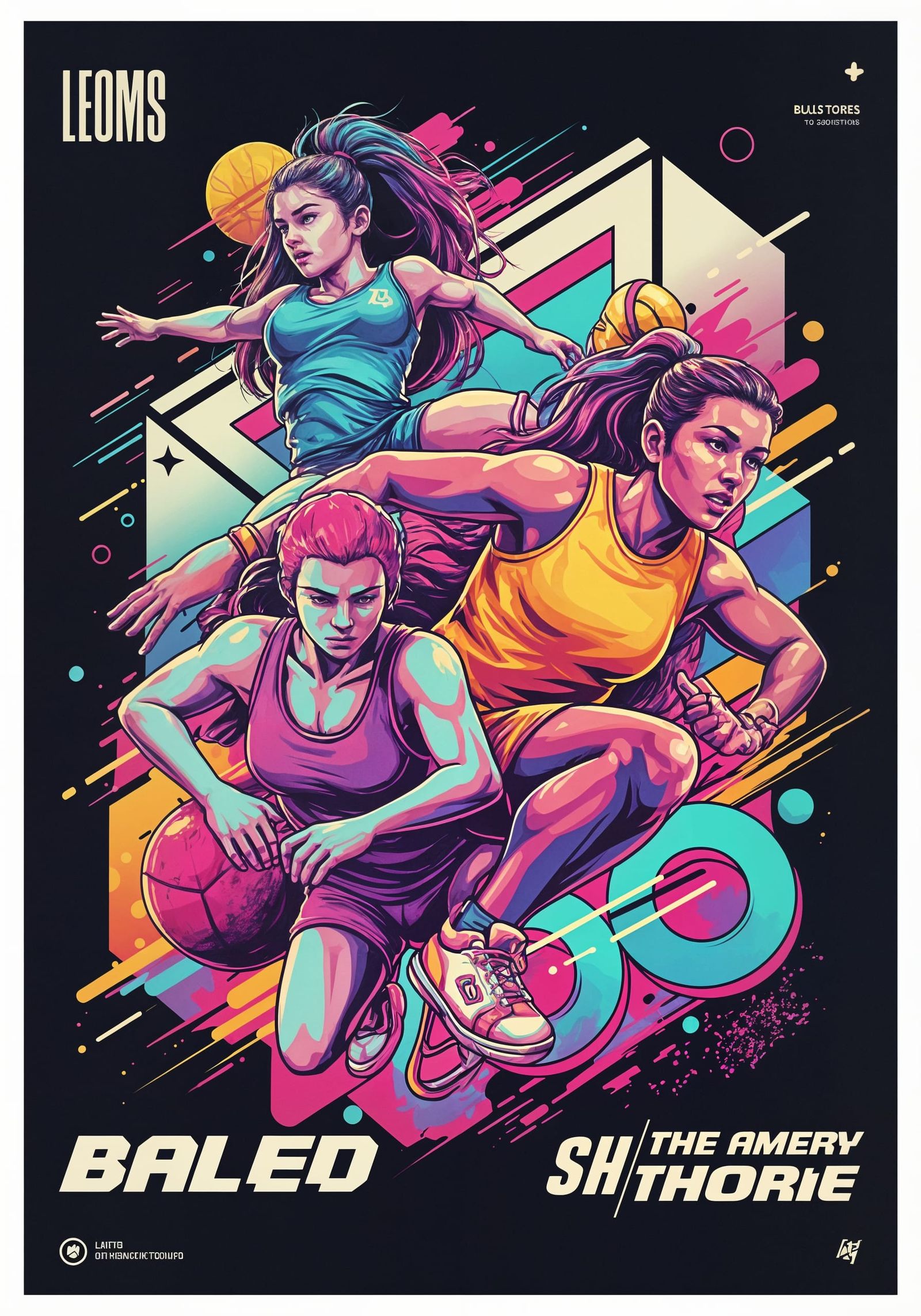 A poster celebrating multiple sports in one design  by @Alan