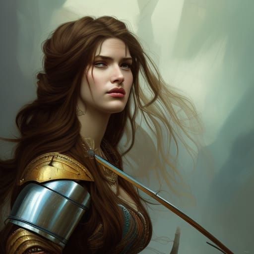 Female Knight - Ai Generated Artwork - Nightcafe Creator