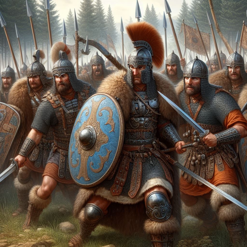 Roman army in defence